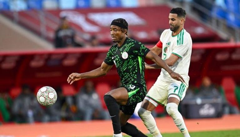 جانب من مباراة الجزائر ونيجيريا