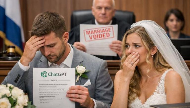 الذكاء الاصطناعي يبطل زواجًا رسميًا