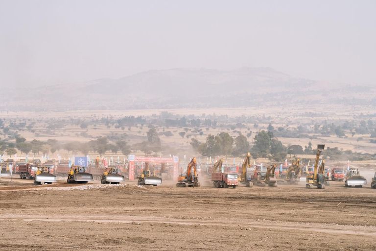 مخطط مشروع المطار الأفريقي الأكبر في إثيوبيا