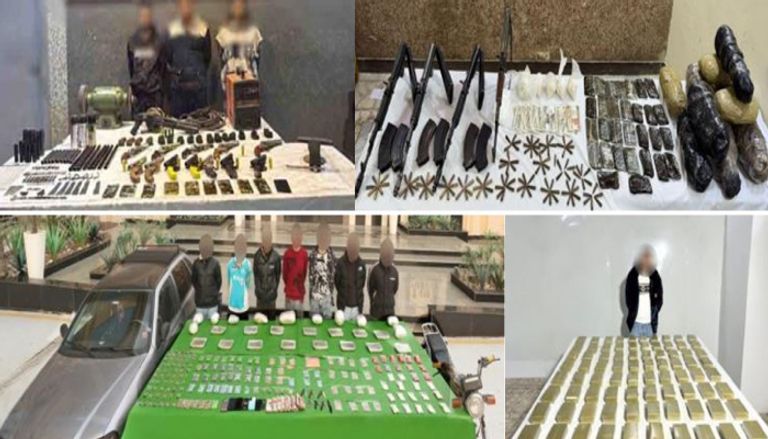 تفاصيل ضبط بؤر إجرامية بمحافظات مصر