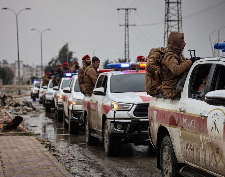 جانب من آثار الاشتباكات في حلب السورية