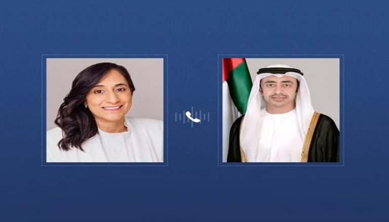 الشيخ عبدالله بن زايد آل نهيان وأنيتا أناند