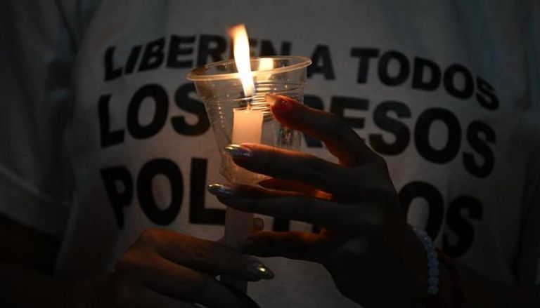 وقفة في كاراكاس للمطالبة بالإفراج عن سجناء سياسيين