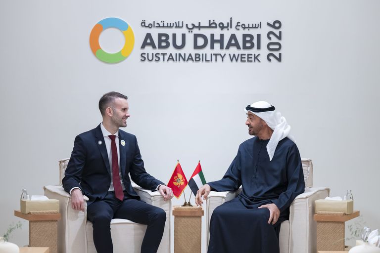  الشيخ محمد بن زايد آل نهيان وبولا أحمد تينوبو - وام