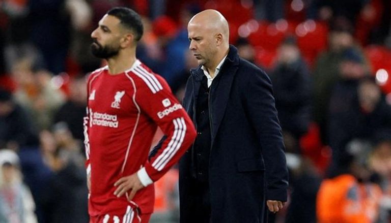 محمد صلاح وأرني سلوت