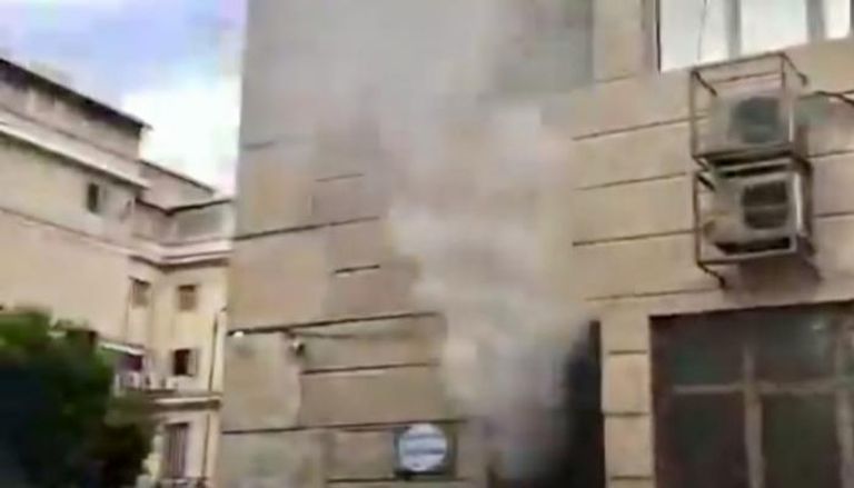 حريق معهد خدمة اجتماعية في الإسكندرية
