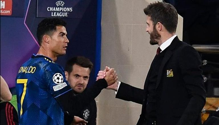 كريستيانو رونالدو ومايكل كاريك