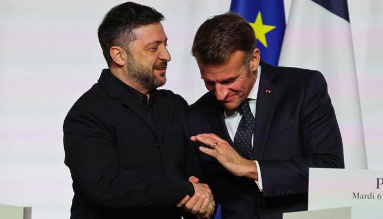 ماكرون وزيلينسكي