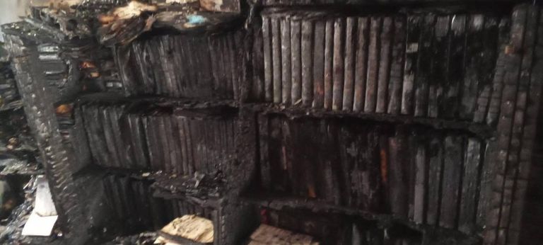 المصحف الشريف أحرقه المتطرفون في الزاوية الصوفية