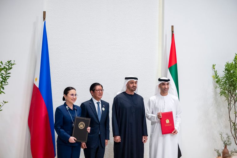 رئيسا الإمارات والفلبين يشهدان توقيع اتفاقية الشراكة الاقتصادية الشاملة بين البلدين - صورة 3