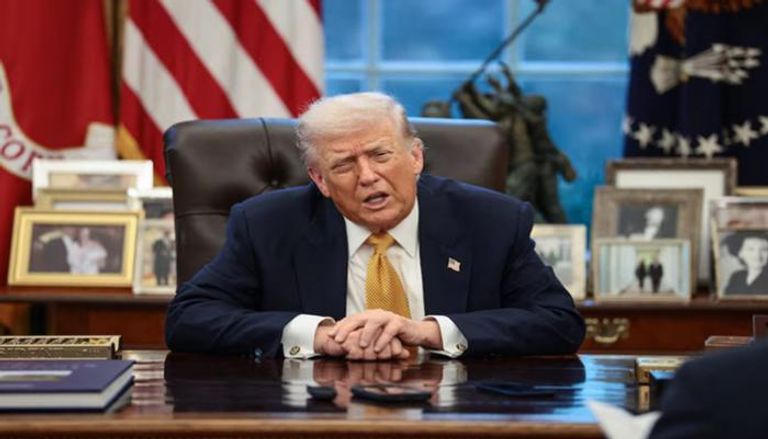 دونالد ترامب في المكتب البيضاوي