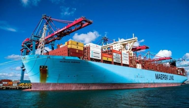 سفينة شحن بضائع تابعة لشركة ميرسك