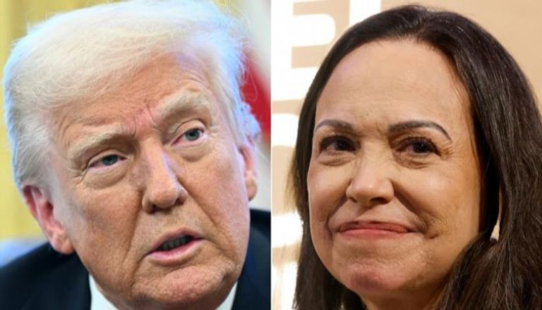 ترامب وماريا كورينا ماتشادو