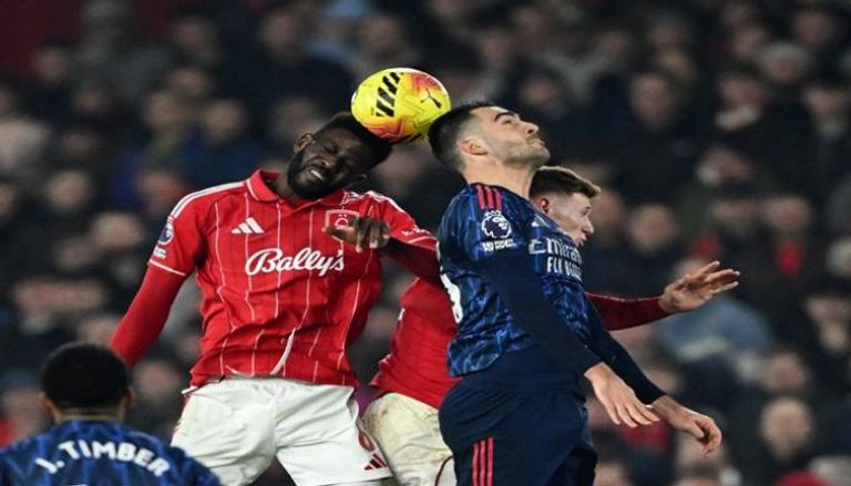 من تعادل أرسنال ونوتنغهام