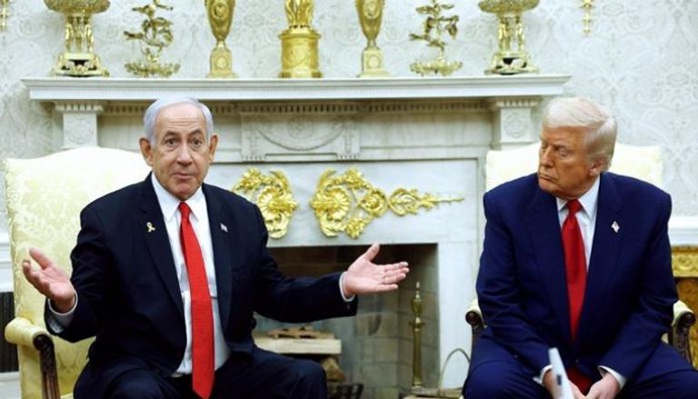 ترامب ونتنياهو في البيت الأبيض - أرشيفية