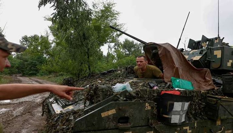 جنود في ساحة المعركة في أوكرانيا - أرشيفية