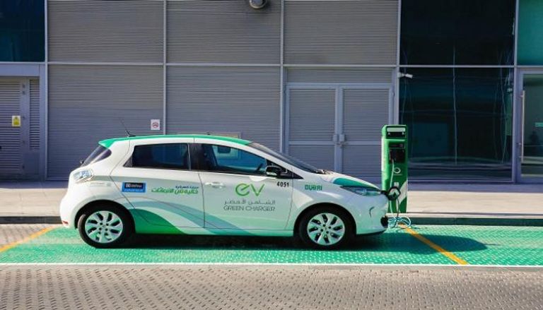 نقاط الشحن الأخضر في دبي