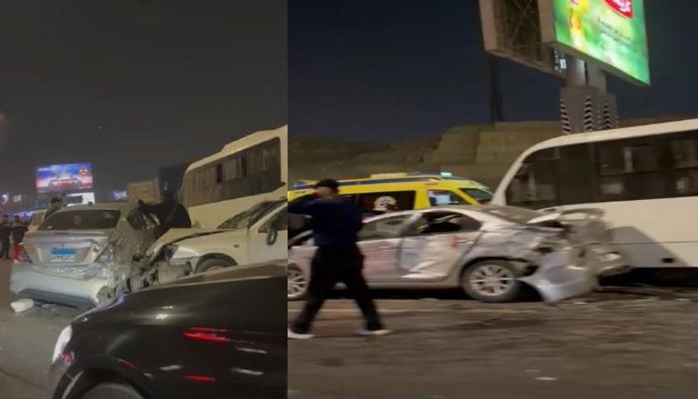 تفاصيل حادث الطريق الدائري المعادي