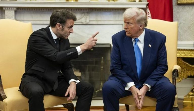 إيمانويل ماكرون ودونالد ترامب