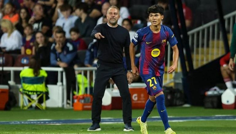 درو وهانز فليك في برشلونة