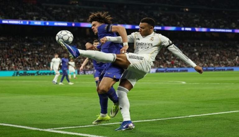 من مباراة ريال مدريد وموناكو