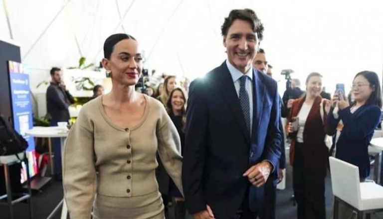 كاتي بيري وجاستن ترودو