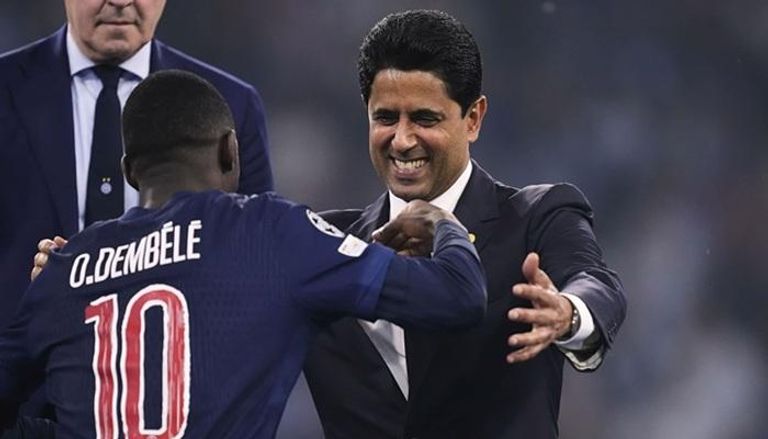 عثمان ديمبلي وناصر الخليفي