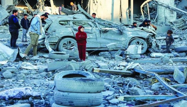 قصف سيارة في غزة- أرشيفية
