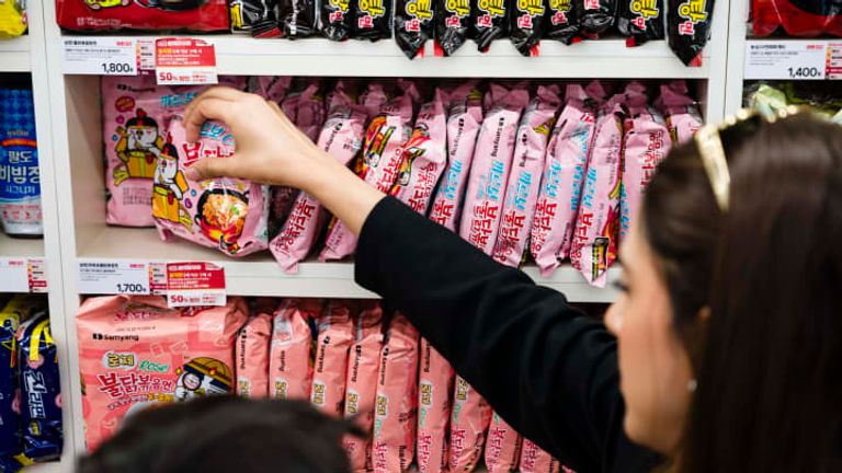 النودلز الكورية