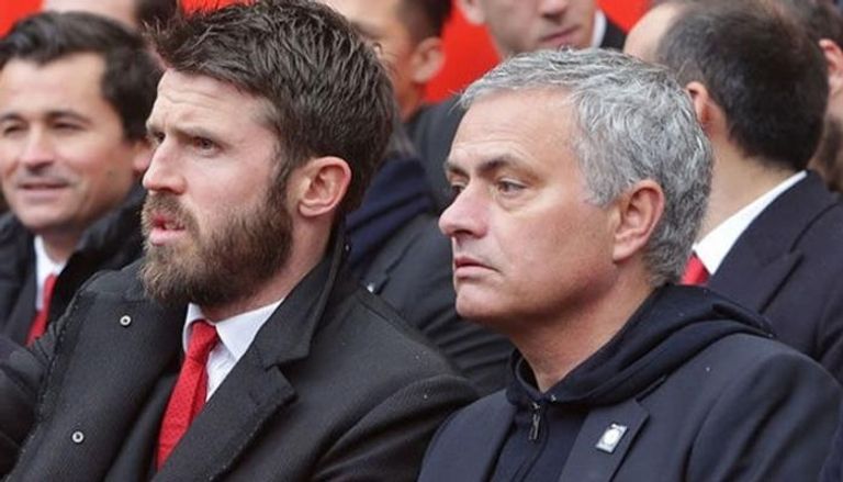 جوزيه مورينيو وكاريك في مانشستر يونايتد