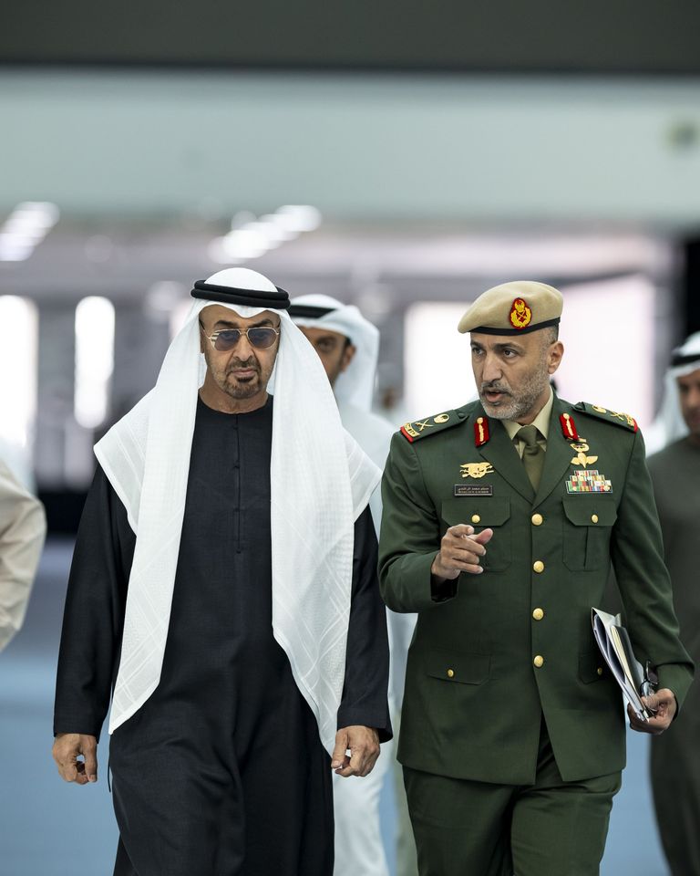 جانب من زيارة الشيخ محمد بن زايد آل نهيان رئيس دولة الإمارات