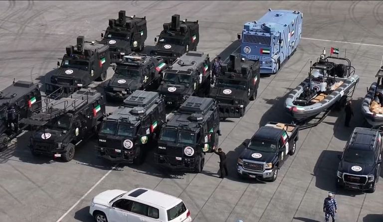 القوات المشاركة في تمرين أمن الخليج 4 - وام