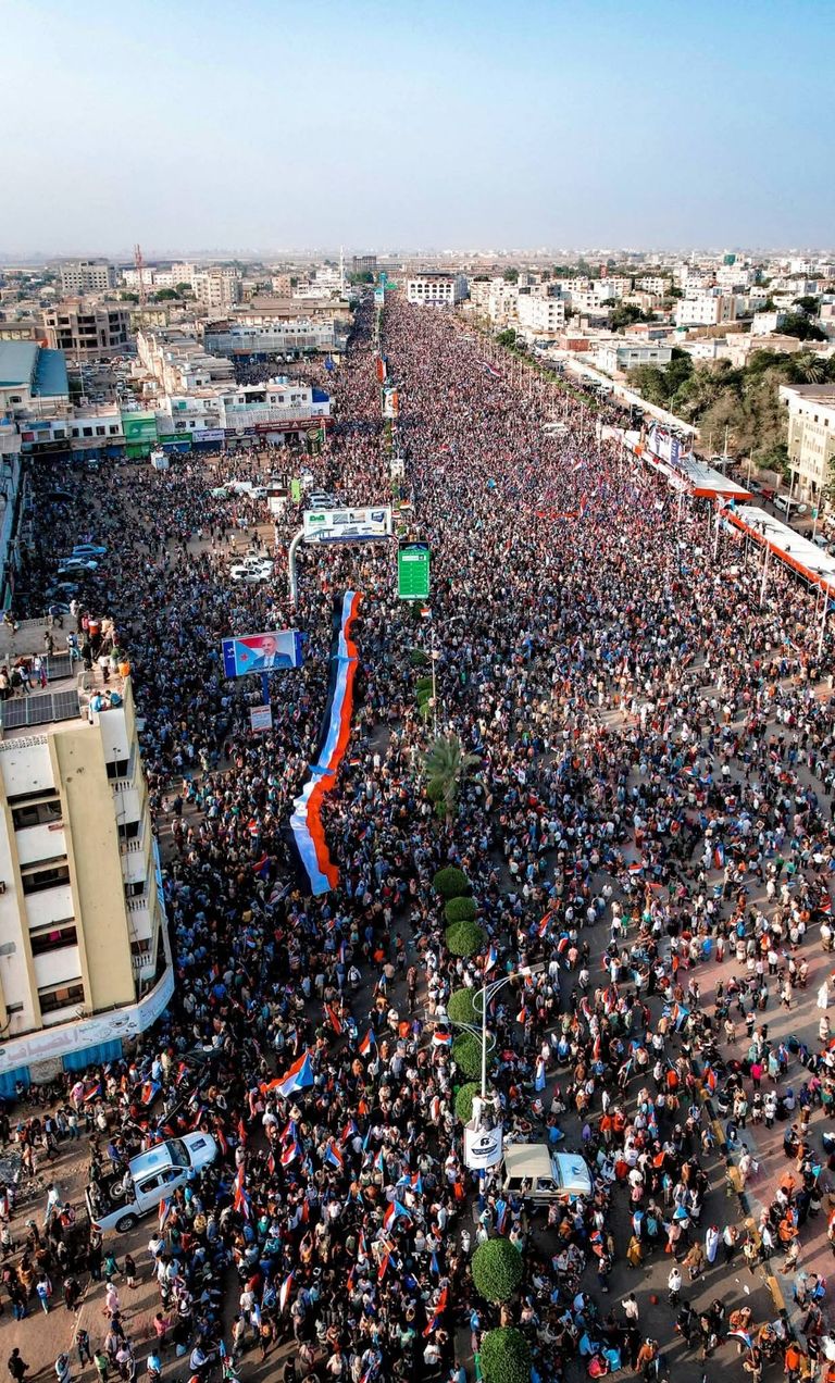 مسيرات في جنوب اليمن تأييدا للمجلس الانتقالي الجنوبي للأسبوع الثالث تواليا