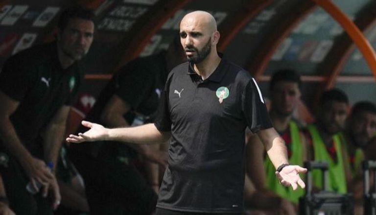 وليد الركراكي مدرب المغرب