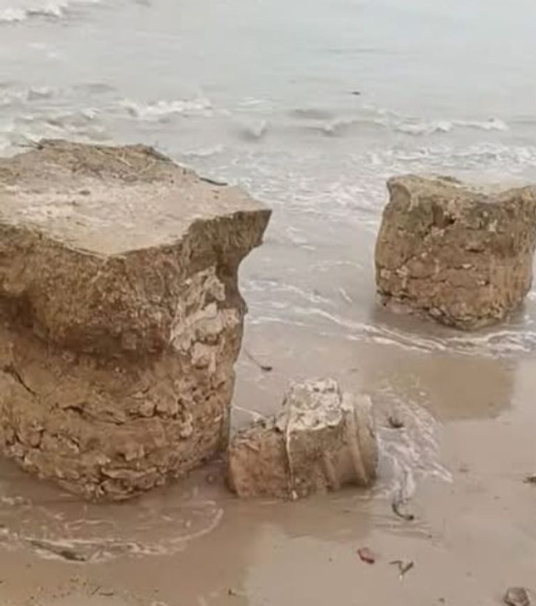 الآثار التي تم اكتشافها