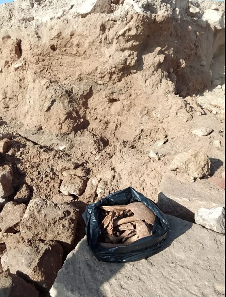 الآثار التي تم اكتشافها