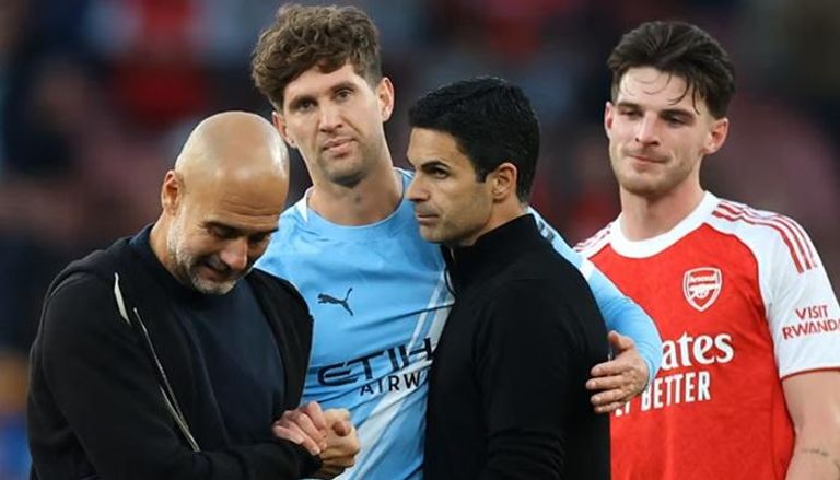 بيب غوارديولا وميكيل أرتيتا