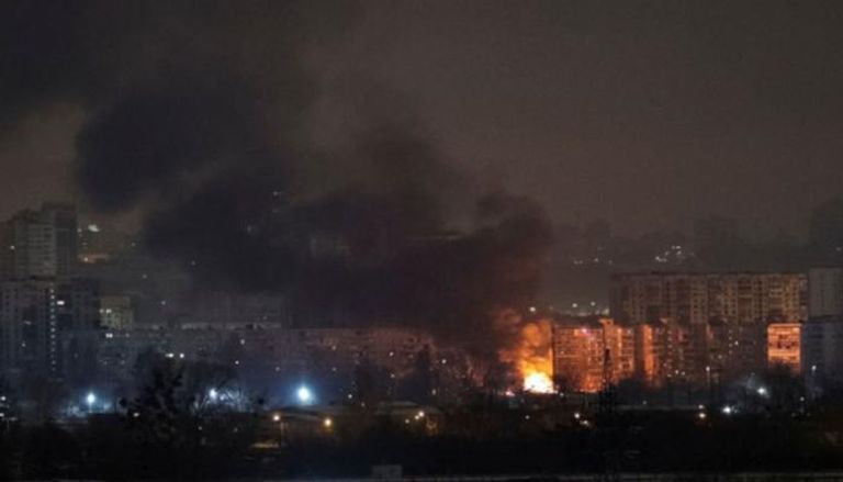 جانب من الضربات على أوكرانيا