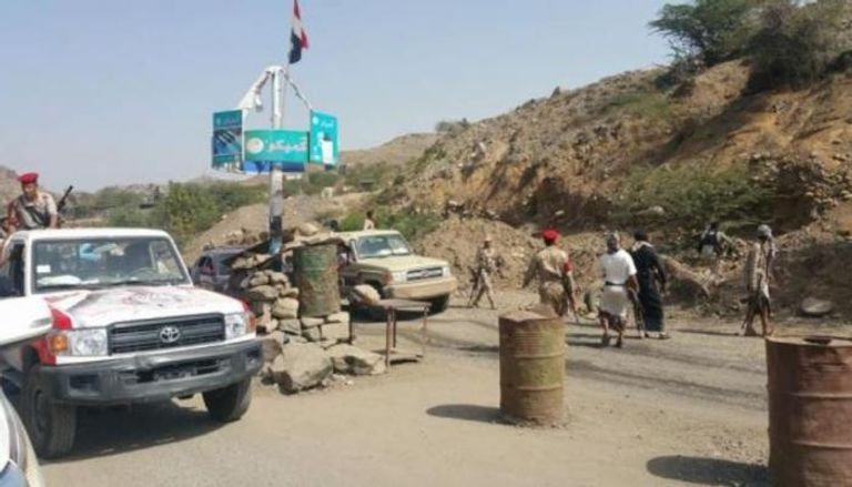 حاجز تفتيش للإخوان بتعز اليمنية