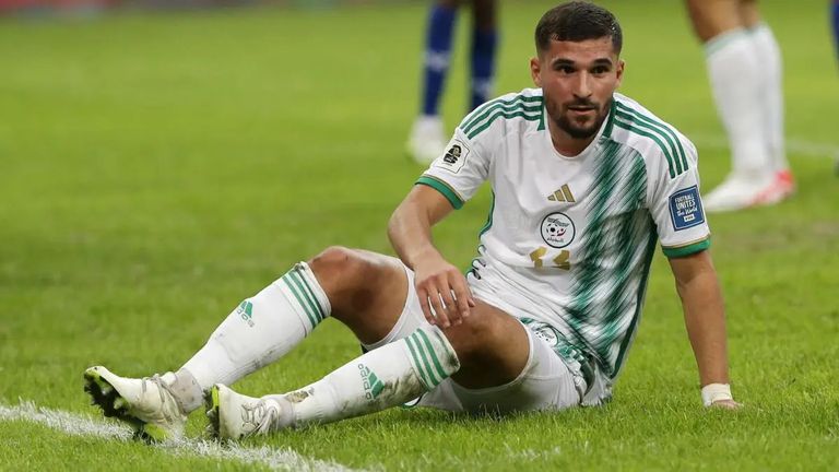 حسام عوار منتخب الجزائر