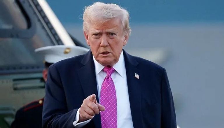 الرئيس الأمريكي دونالد ترامب 