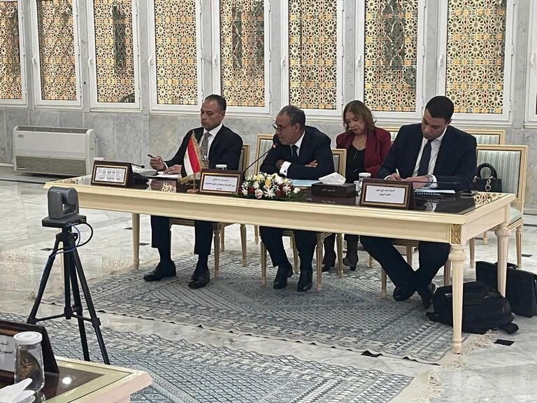 جانب من اجتماع دول جوار ليبيا