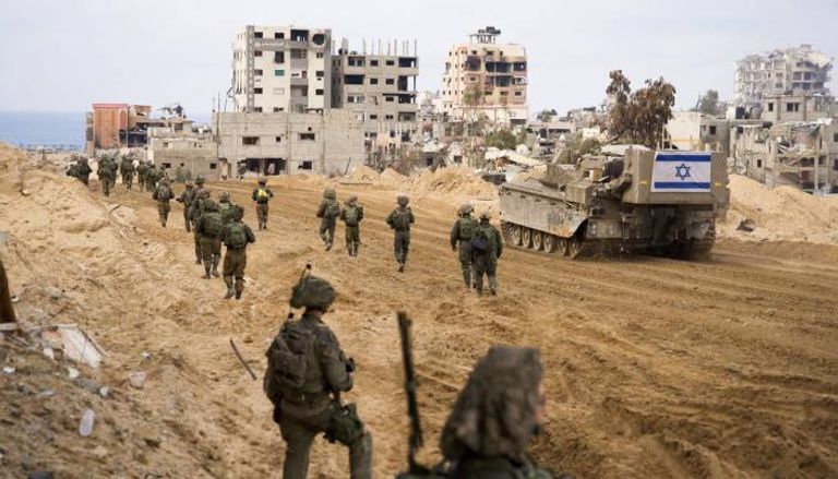 عناصر من الجيش الإسرائيلي في غزة