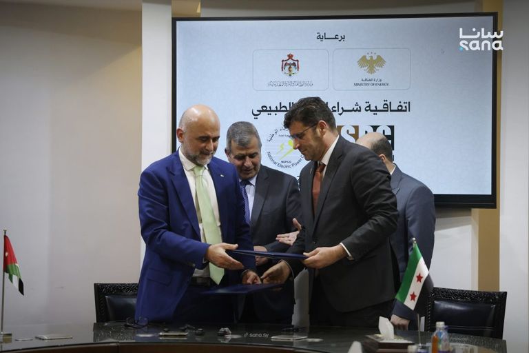 جانب من مراسم توقيع الاتفاقية (سانا)