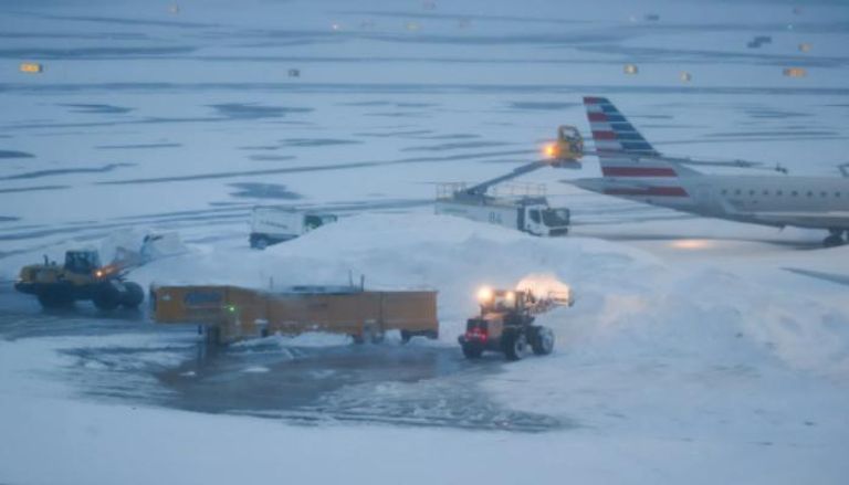 عاصفة تضرب الولايات المتحدة