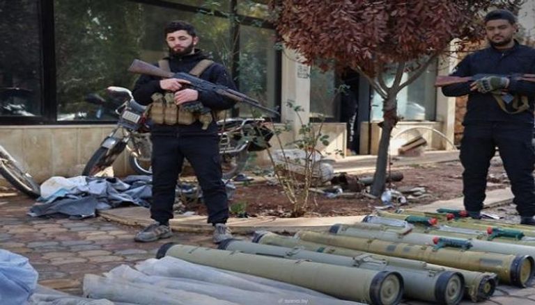 جانب من الأسلحة المضبوطة