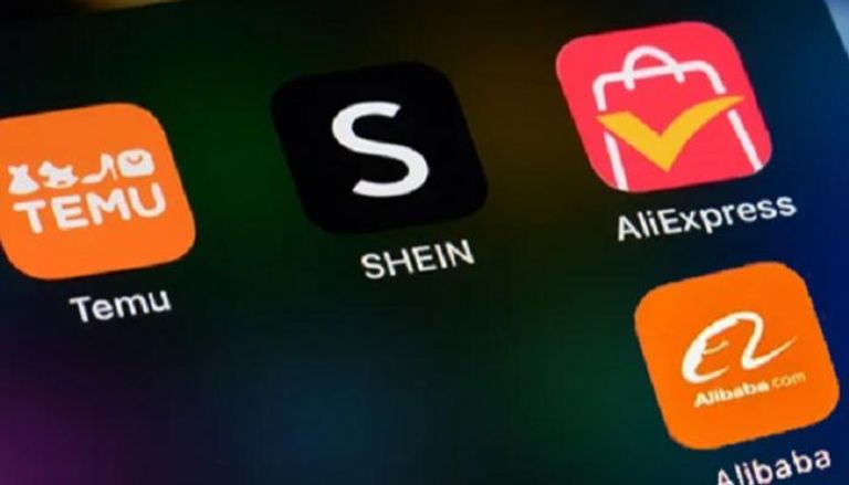 تطبيقات شي إن وتيمو وعلي بابا