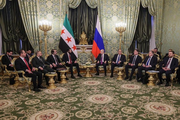 بوتين يستقبل الشرع