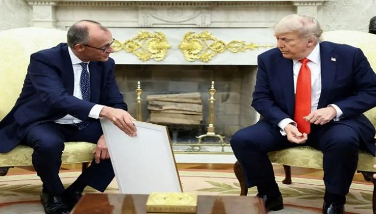 الرئيس الأمريكي والمستشار الألماني- أرشيفية