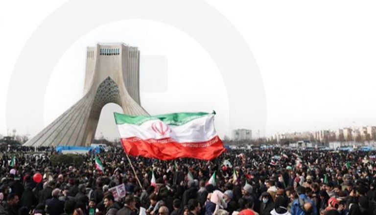 جانب من احتجاجات إيران